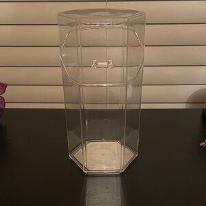 Hexagonal Glitter Acrylic Storage